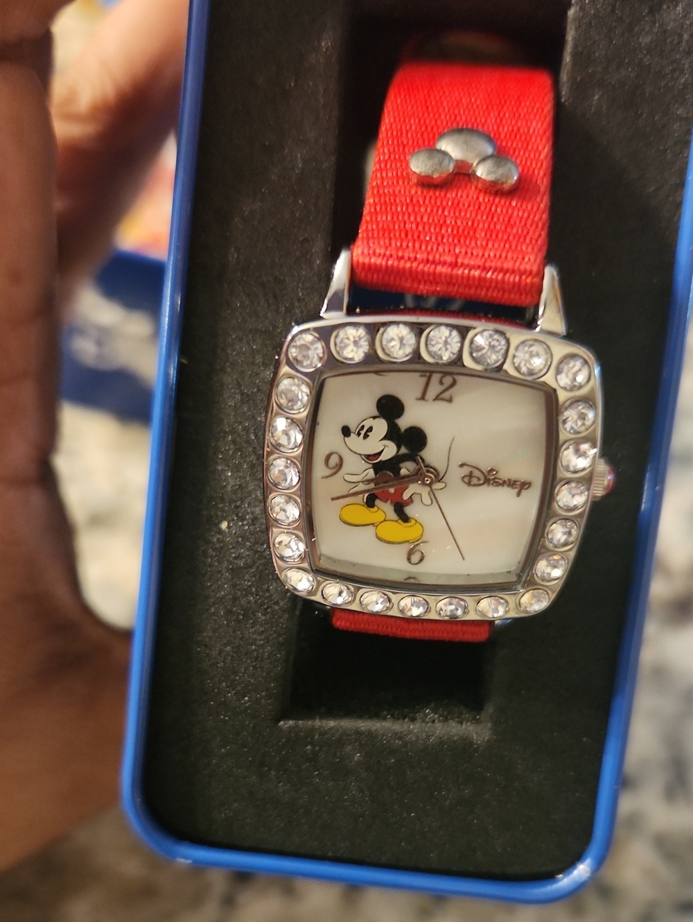 NIB Kids Disney Mickey Mouse Watch With Red Band